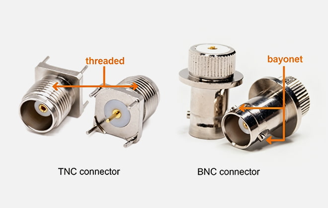 8-1 What is difference between BNC and TNC connector